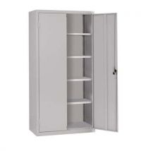 Armoire Monobloc Haute H 1980 X L 1200 X P 50 0 Gris/gris