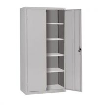 Armoire Monobloc Haute H 1980 X L 1200 X P 43 0 Gris/gris