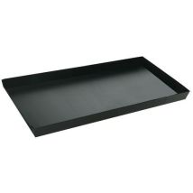 Lot de 5 Bacs de Rétention Noirs 970x360x80mm - 25L Recyclé, Résistant Acides & Bases