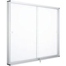 Vitrine D'affichage Intérieur 2 Portes Manutan 132.4x96.7cm Blanc