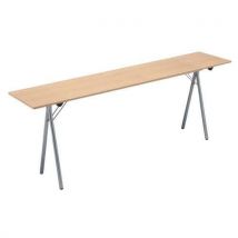 Table De Formation 120x40hetre Pied Alu