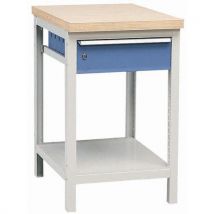 Kind - Établi d'atelier Modul 52 - 1 Tablette, 1 Tiroir - Charge 300kg - Robuste et Pratique