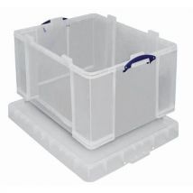 Bac De Rangement Plastique + Couvercle 145l Transparent