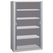 Armoire A Rideaux 4 Tablettes 530x1200x1980mm
