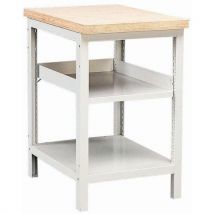 Etabli Sans Plateaux:1 Tablett Inf.+1 Tablette Intermed.520m