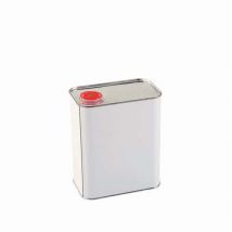 Bidon Rectangulaire En Fer Blanc Exterieur 2000 Ml