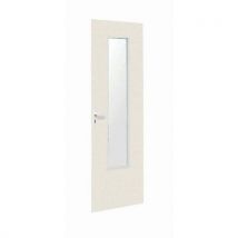 Porte Simple Battante 1/2vitre Ht2.5m Larg1m M Ontants Bleus