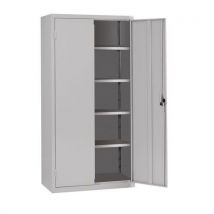 Armoire Monobloc Haute H 1980 X L 1000 X P 43 0 Gris/gris