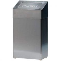 Poubelle Pour Sanitaire Inox À Couvercle Basculant 18l