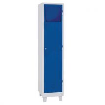 Armoire Receptacle Linge Sale Gris/bleu
