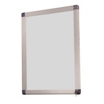 Vitrine D'affichage 4 A4 Antares Fond Métal- Couleur Grise Extérieure