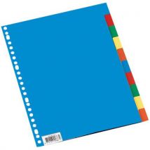 Intercalaire Carton Couleur Nb Div.:5 Pr Ft:a4