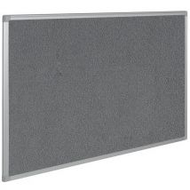 Panneau Affichage Tissu Gris - 45x60cm
