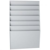 Trieur Classeur 6 Compartiment Hauteur 505 Cm - Gris