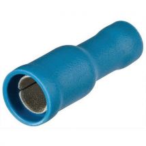 Cosses Femelles Isolées Bleu Ø 5mm / 15 - 25mm² - 100 Pièces