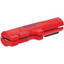 Knipex - Outil à dégainer câbles plats et ronds - 125mm - Dénudage 4-13mm - Précision et Robustesse