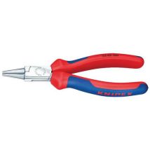 Knipex - Pince à becs ronds 160mm - Chromée bi-matière - Outil professionnel