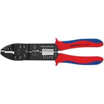 Knipex - Pince à sertir universelle 240mm - 0,75-6,00 mm² - Pour cosses pré-isolées/à fût ouvert