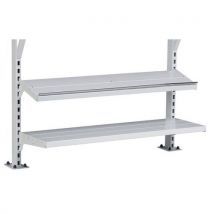 Tablette A Lamelles+tringle D'arret Entr'ax E1250 P=214mm