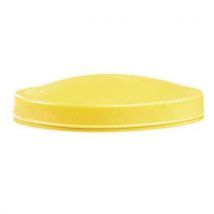 Couvercle pour fût 220L - Jaune - Polyéthylène - 600mm Ø - 120mm H - 2.7kg