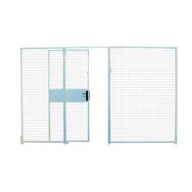 Porte Coulissante Grillagee H=2240mm Larg=1 000mm