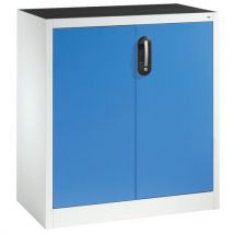 Armoire À Outils D'appoint À Portes Battantes Bleu Clair