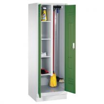 Armoire À Produits D’entretien Sur Socle Vert Réséda