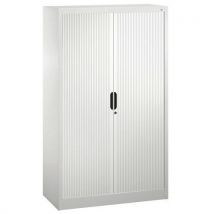 Armoire À Rideau 3 Tablettes H1600xl1000xp420mm Gris Clair