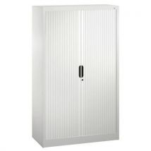 Armoire À Rideau 3 Tablettes H1600xl1200xp420mm Gris Clair