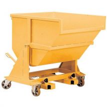 Benne Renforcee Acier Galva 750l-sur Roulet Tes-type Rm