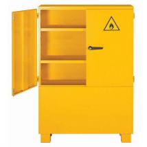 Armoire De Stockage Rétention 100l Acier Époxy Jaune