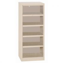 Colonne De Rangement 5 Cases Marron Hxlxp:10 35x41x345cm