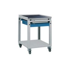 Servante Mobile Larg.605 1 Tiroir / Tole + Caoutchouc