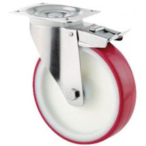 Roulette Pivotante En Nylon Force:400 Kg H Ht:240 Mm