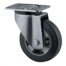 Roue Pivotante Caoutchouc Force:300 Kg H Ht:160 Mm