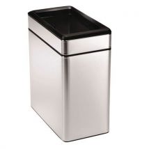 Poubelle Open 10l Inox Mat
