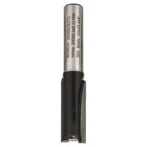 Bosch - Fraise à rainurer droite queue rallongée 8mm - Carbure 2 tranchants - Pour bois et matériaux composites