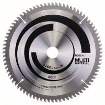 Bosch 1 Multi Material Pour Scies À Onglets, Scies Radiales Et Scies Circulaires De Table