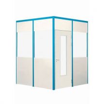 Cloison 1/2 Vitree Ht 2.50 M Larg 0.50 M Mon Tants Blancs
