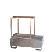 Bac Retention Supp Soutirage 2fut Galvanise 890x1240x1260