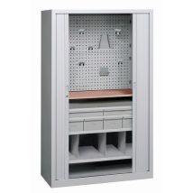 Armoire A Rideaux Equipee L X Px H :1200 X 530 X 1980