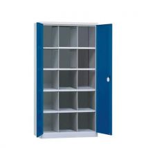 Armoire D'atelier Bleue Hxp=1950x440mm 15 Cases