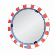 Miroir Routier Noir/blanc Diam=800 Anti-c Ondensation
