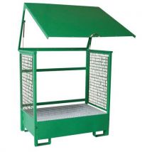 Box 220l 2 Fûts Grillagé 1360x856x1433