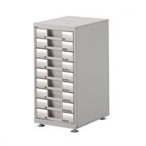 Module Simple Gris Clair/ 9 Tiroirs Hteur 6 Cm Gris Clair