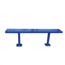 Banc Métal Pour Abri Fumeurs - Lieusaint - Bleu