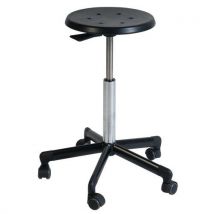 Tabouret Master Bas Roulettes Polyurethane H 50 A 70 Cm