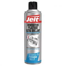 Jelt - Nettoyant Rénovateur Plastiques Ultra-brillant 650ml - Entretien Véhicule - Brillance Durable