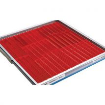 Set Godets Plastiques 24 Godets Rouge