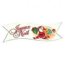 Décor Comestible 'joyeux Noël' Non Azoique Longueur 94mm